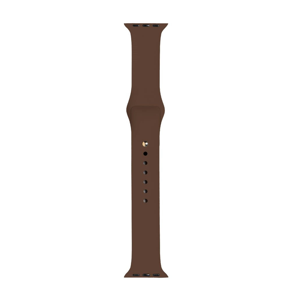 Apple Watch (42/44/SE/45/46/49mm) iDeal of Sweden Silicone Watch Strap - Size M/L - Mocha Mousse