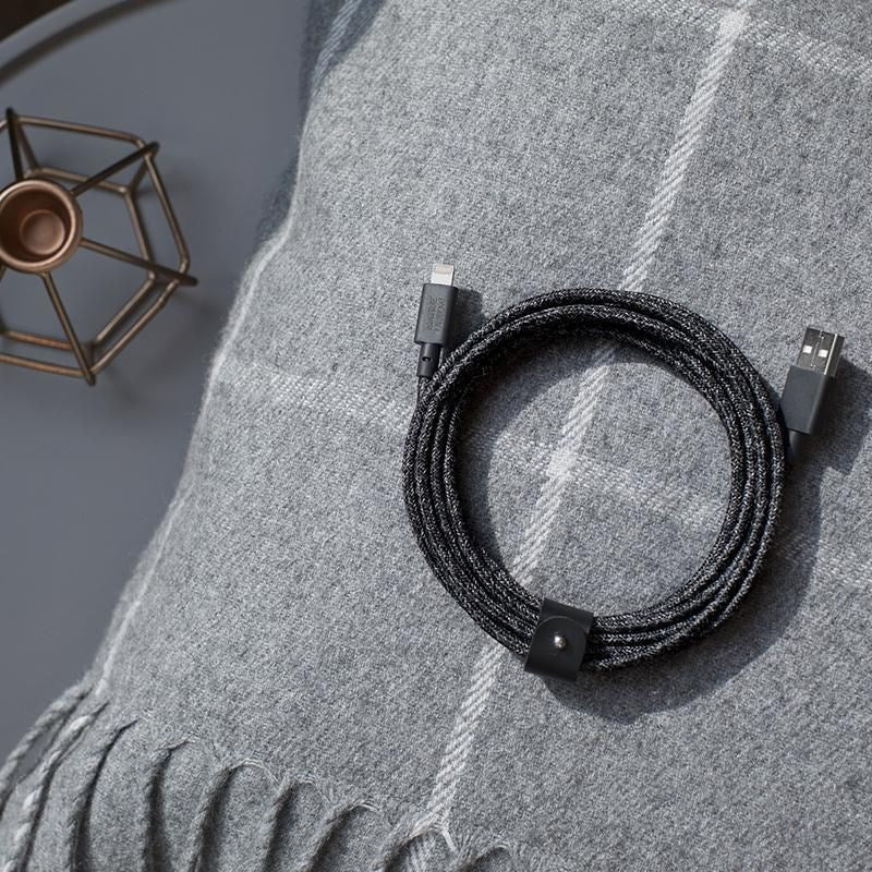 Native Union Belt Kabel USB-A to Lightning with Leather Buckle 1.2 meters - Cosmos