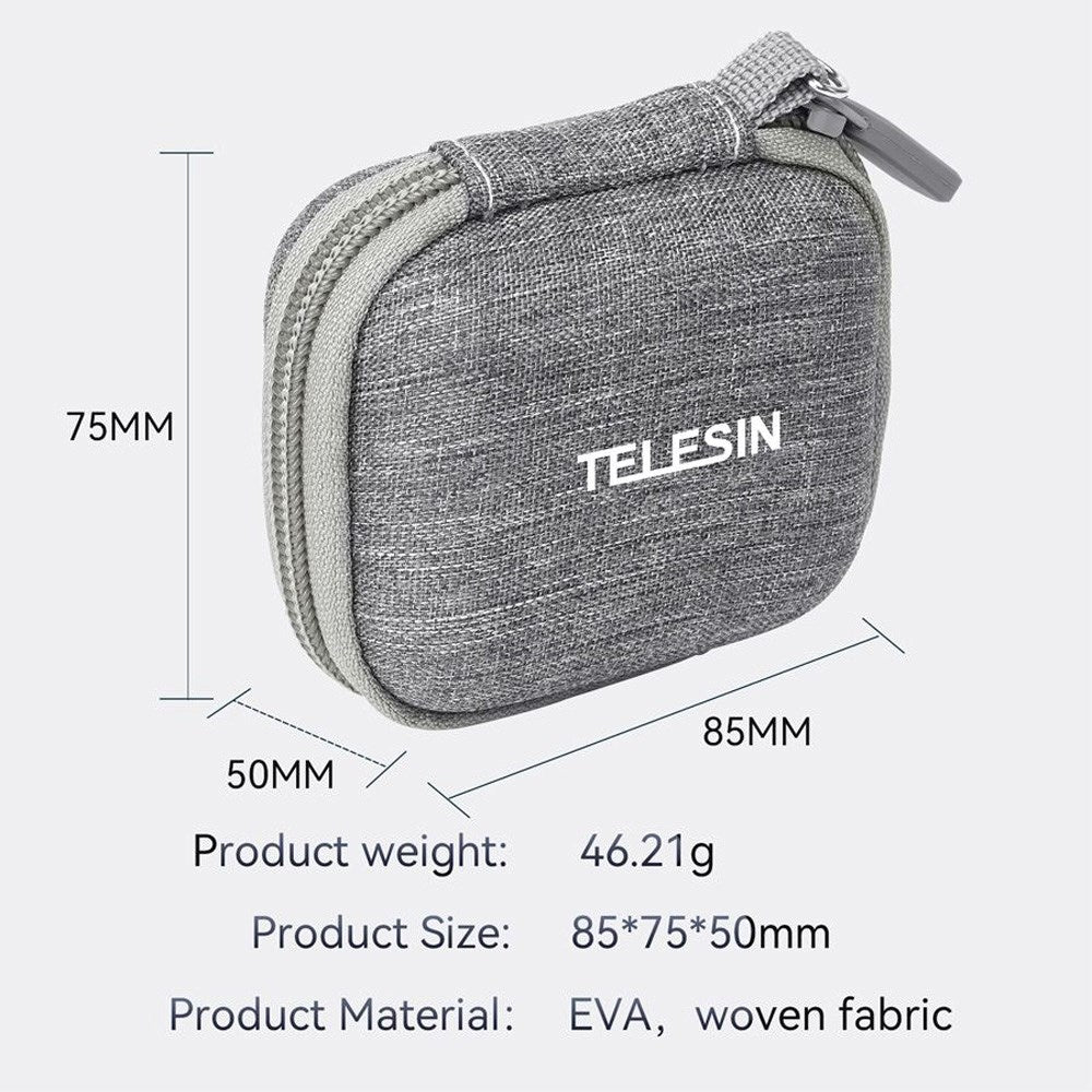 TELESIN Universal Protective Case for Action Camera - Grey