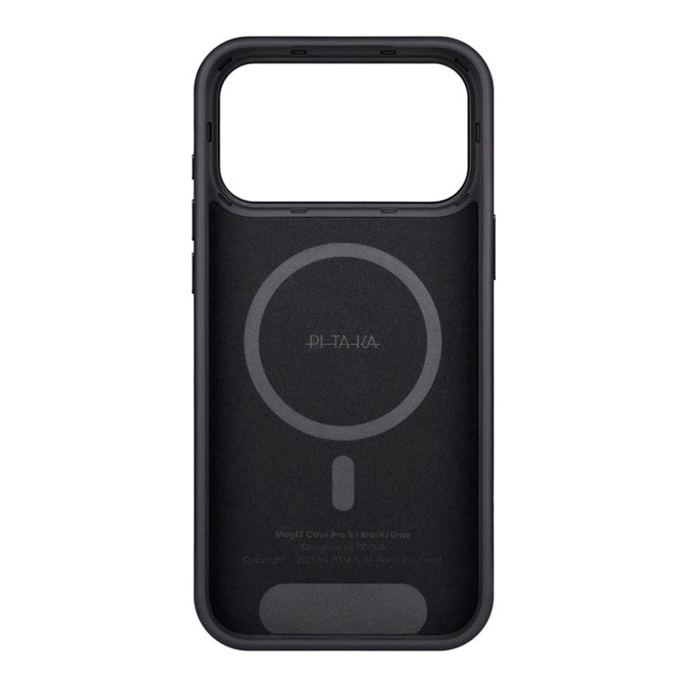 iPhone 17 Pro Max PITAKA Aramid UltraGuard Case - MagSafe Compatible - Black / Grey