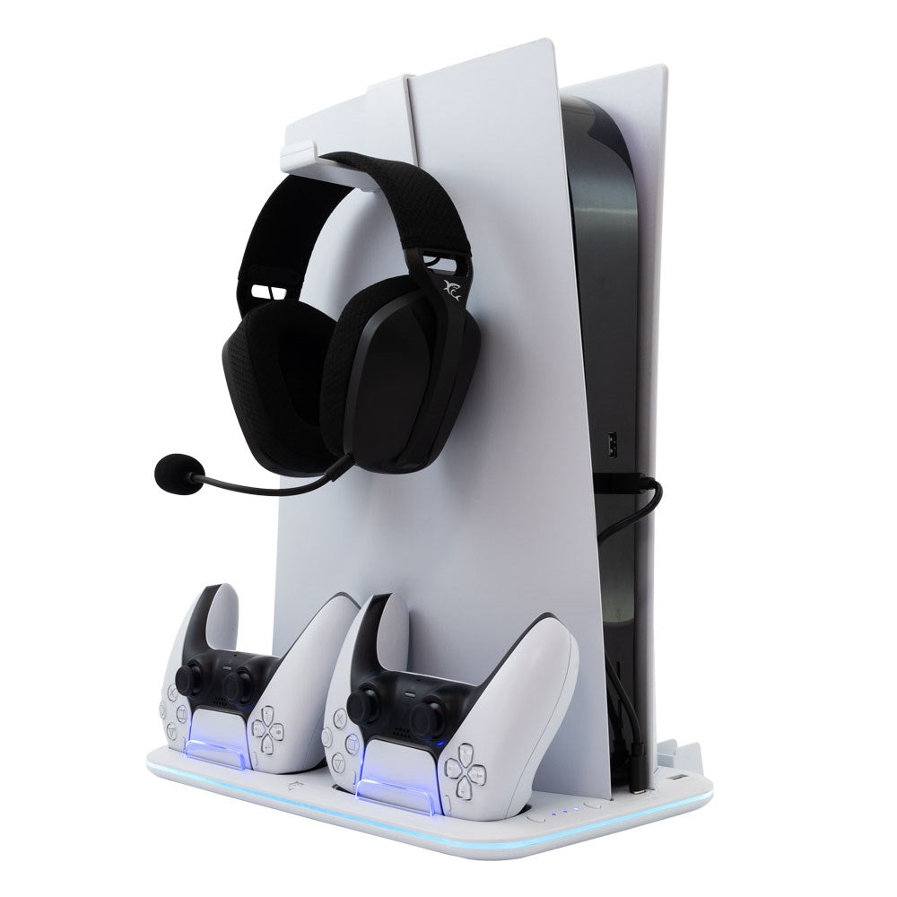 White Shark KIMURA 2 Multifunction Stand for PS5 – White