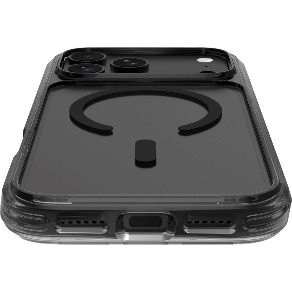 iPhone 18 Pro Max / 17 Pro Max LAUT CRYSTAL MATTER X Case - MagSafe Compatible - Black / Transparent