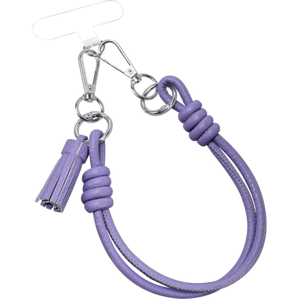 iPhone 18 Pro / 17 Pro LAUT TWINE EDGE Case w. Strap - MagSafe Compatible - Lilac Butterfly