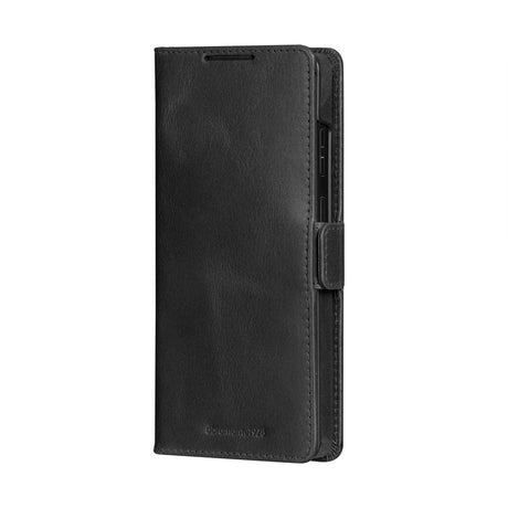 Samsung Galaxy S25 Ultra - dbramante1928 Lynge Genuine Leather 2-in-1 Flip Case - Black