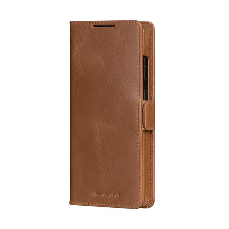 Samsung Galaxy S25 Ultra - dbramante1928 Lynge Genuine Leather 2-in-1 Flip Case - Tan