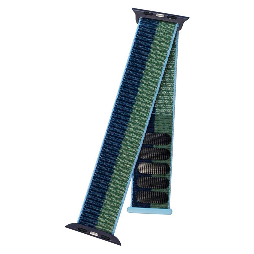 Apple Watch (38/40/SE/41/42mm) Lippa Nylon Strap - Green / Blue