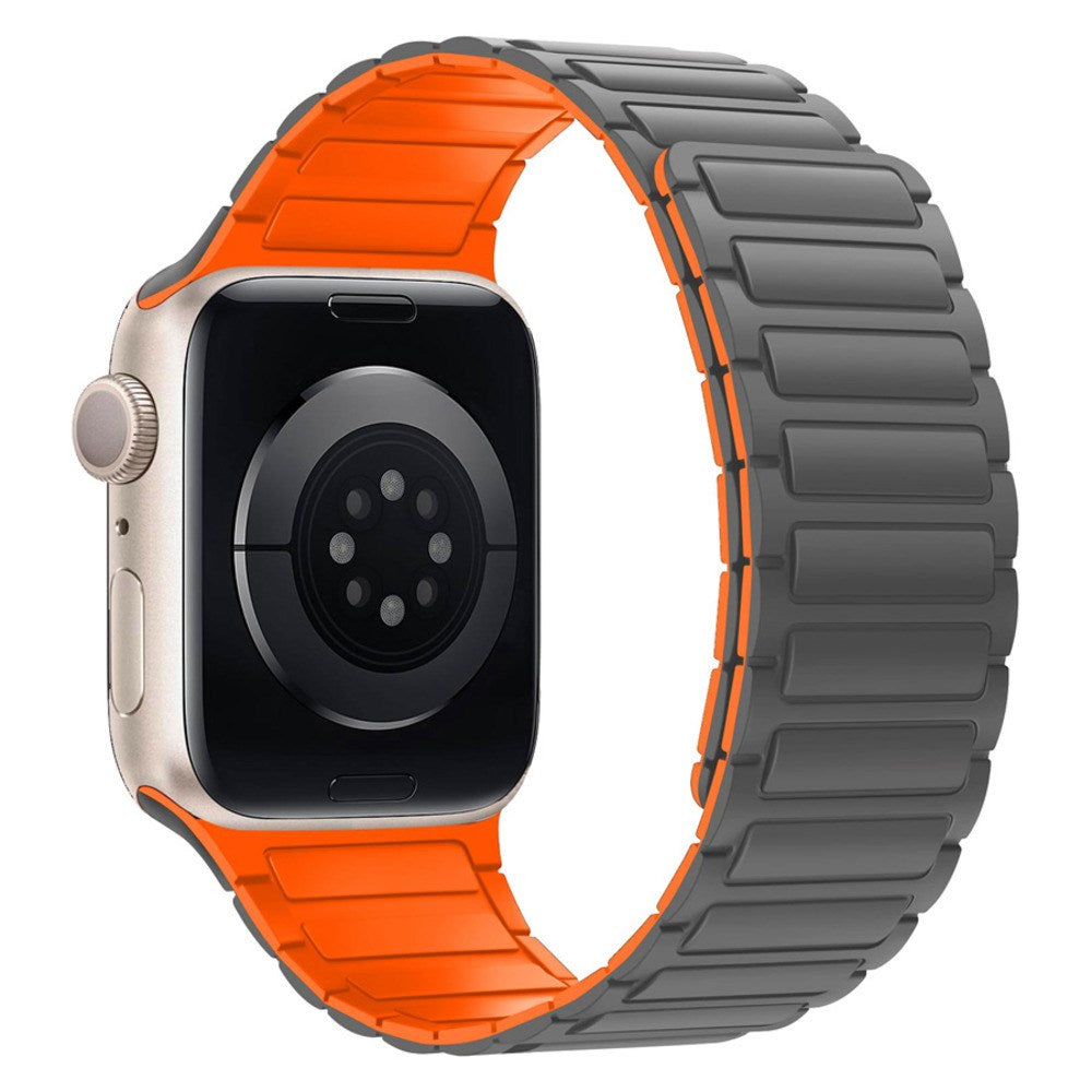Apple Watch (42/44/45/46/49 mm) Lippa Magnetic Silicone Strap - Grey