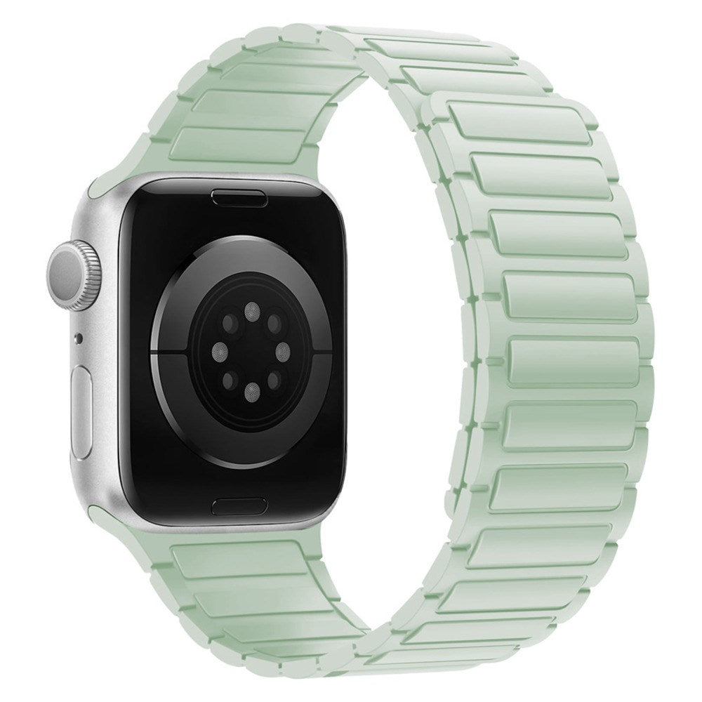 Apple Watch (42/44/45/46/49 mm) Lippa Magnetic Silicone Strap - Mint Green