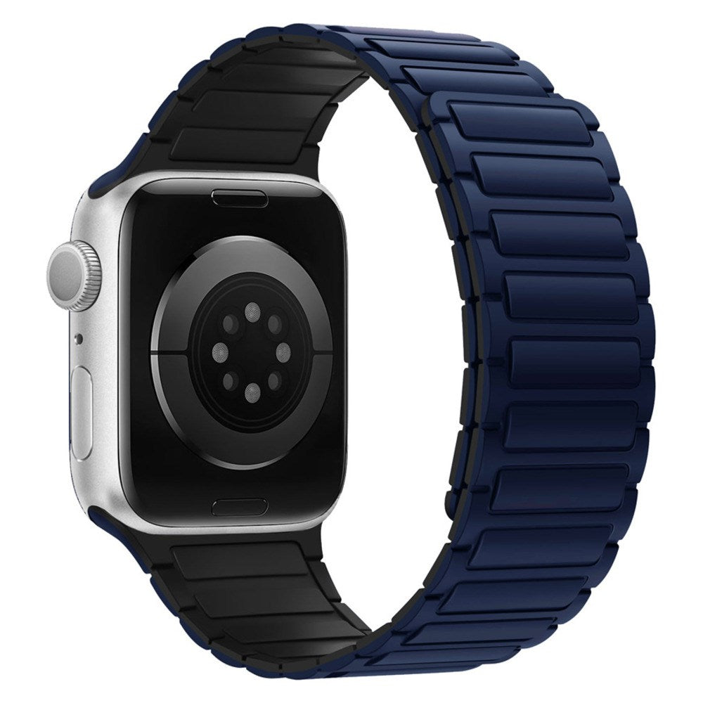 Apple Watch (42/44/45/46/49 mm) Lippa Magnetic Silicone Strap - Dark Blue