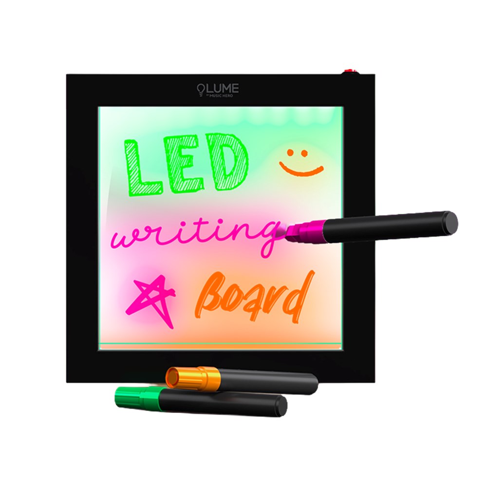 SBS LED Light Board incl. Markers & Cloth - Black