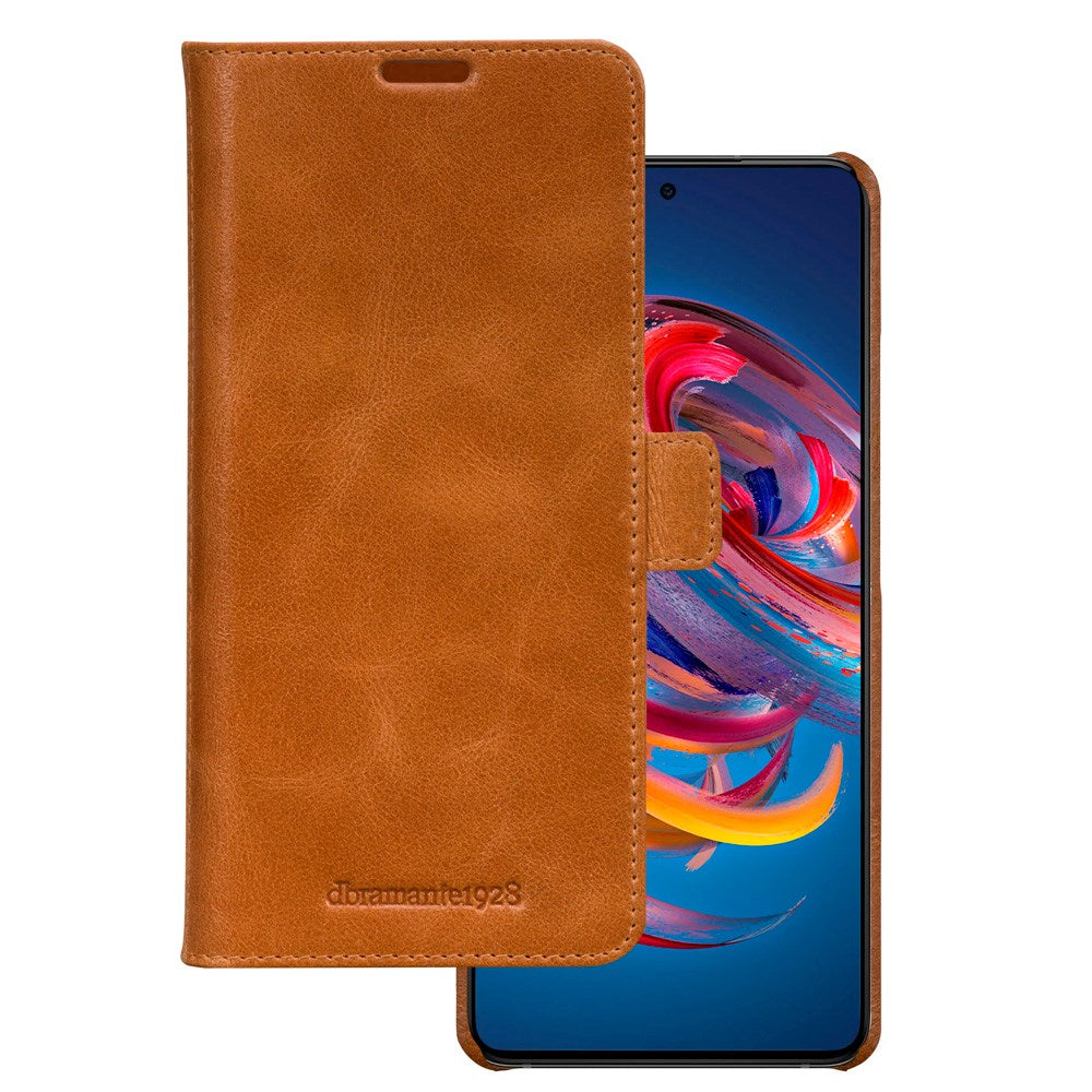Samsung Galaxy A52s (5G) / A52 (4G / 5G) dbramante1928 Lynge 2-in-1 Genuine Leather Flip Case - Tan