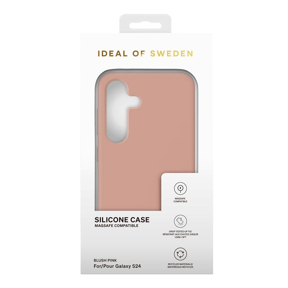 Samsung Galaxy S24 / S25 iDeal Of Sweden Silicone Case - MagSafe Compatible - Blush Pink