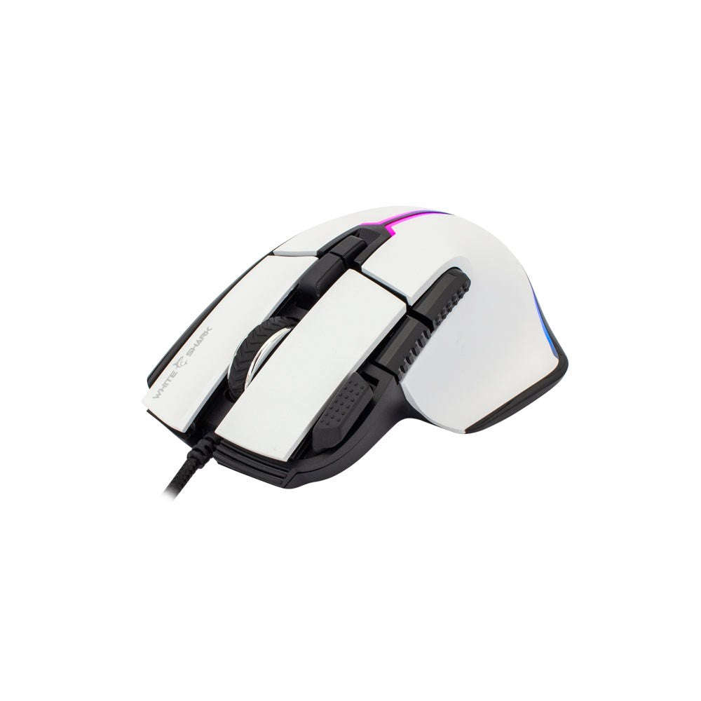White Shark MARROK Gaming Mouse - 9D / 12000 DPI - White
