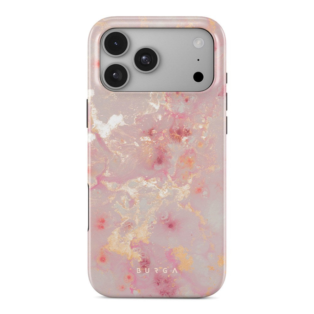 iPhone 18 Pro Max Burga Tough Fashion Case - MagSafe Compatible - Golden Coral