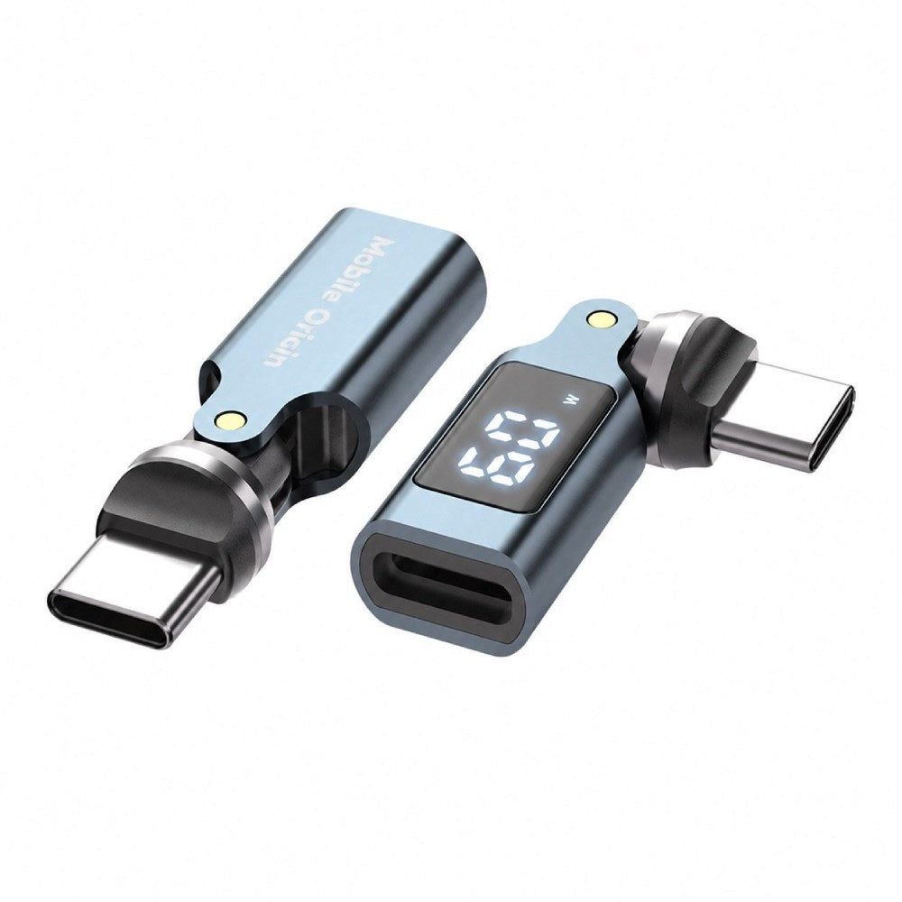 540° Rotating Adapter USB-C Mobile Origin 60W - Grey