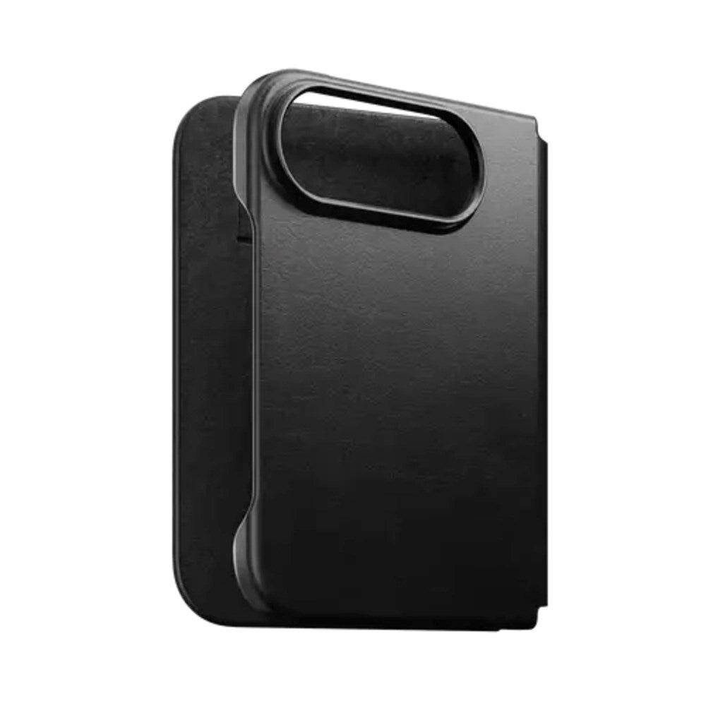 iPhone Duo Nomad Traditional Horween Leather Folio Case - MagSafe Compatible - Black