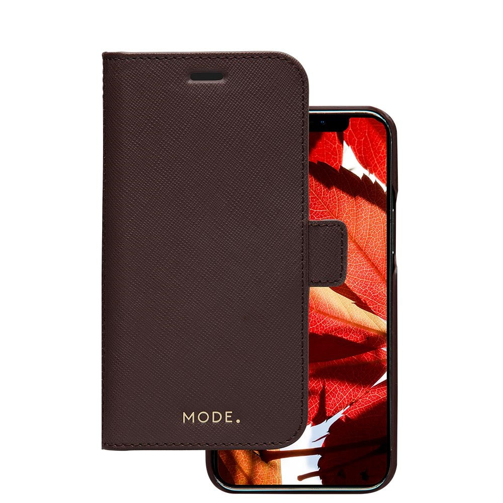 Dbramante1928 iPhone 12/12 Pro New York 2-in-1 Leather Flip Case - Brown