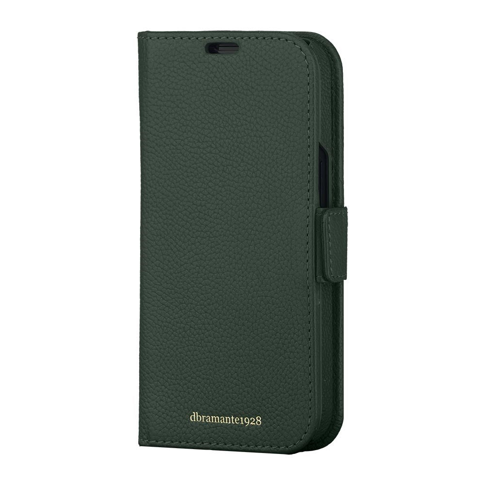 Dbramante1928 iPhone 15 Pro New York 2-in-1 Leather Flip Case - Green