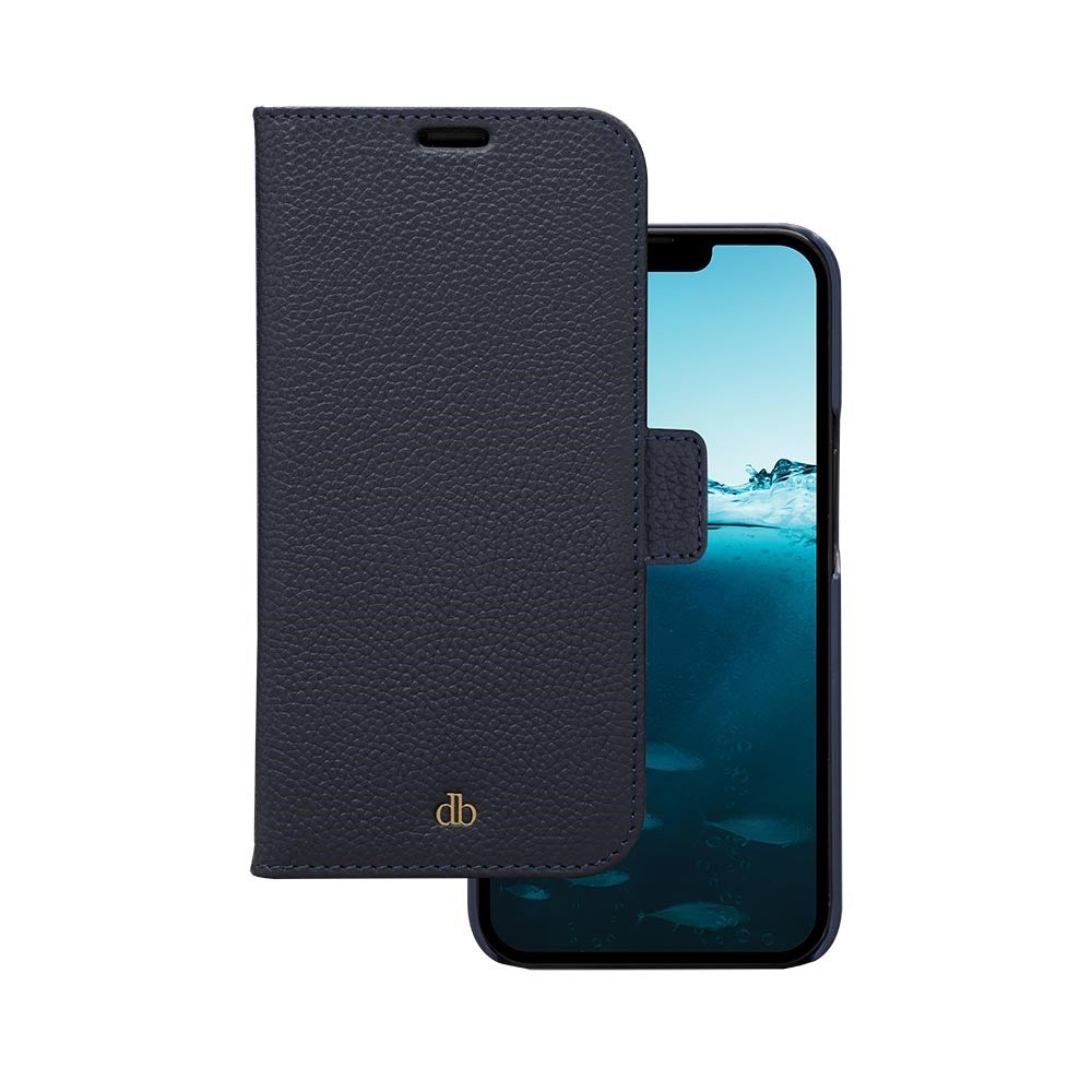 Dbramante1928 iPhone 12/12 Pro New York 2-in-1 Leather Flip Case - Dark Blue
