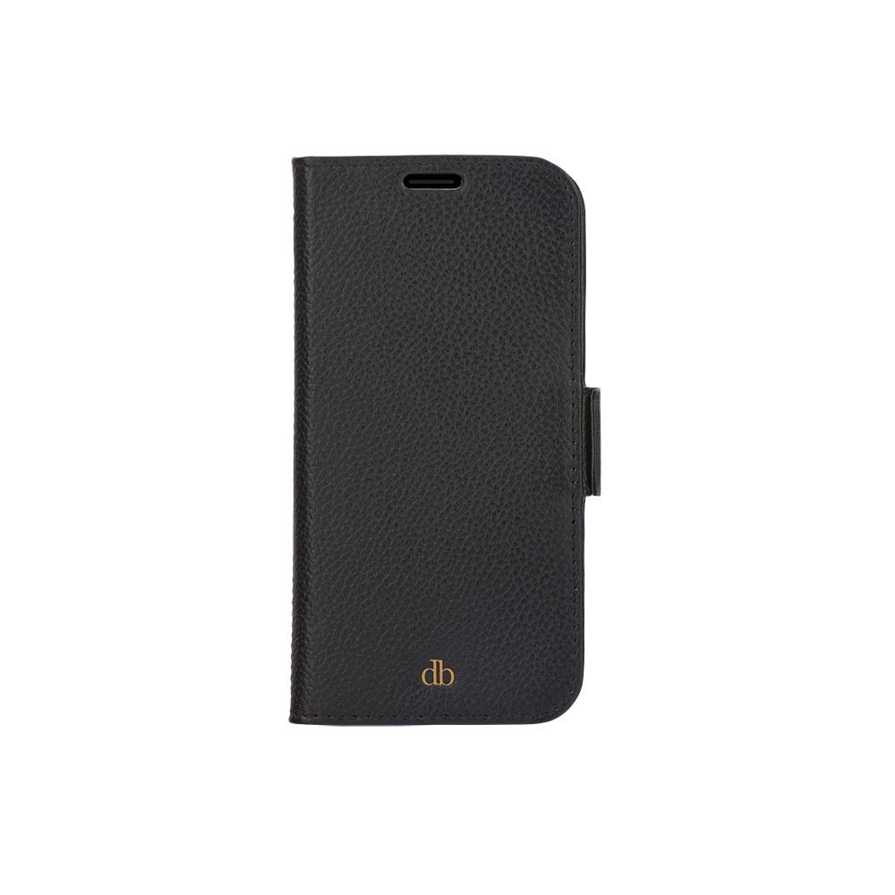Dbramante1928 iPhone 12/12 Pro New York 2-in-1 Leather Flip Case - Black