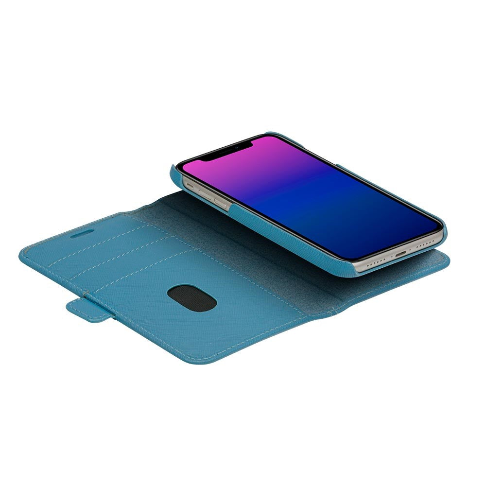Dbramante1928 iPhone 11 New York 2-in-1 Leather Flip Case - Blue