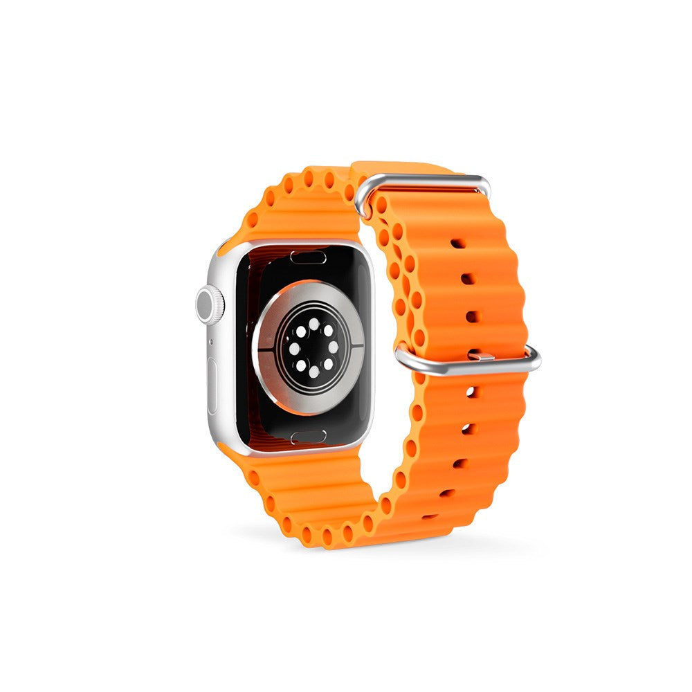 Apple Watch (42/44/SE/45/46/49mm) Epico Ocean Silicone Strap - Orange