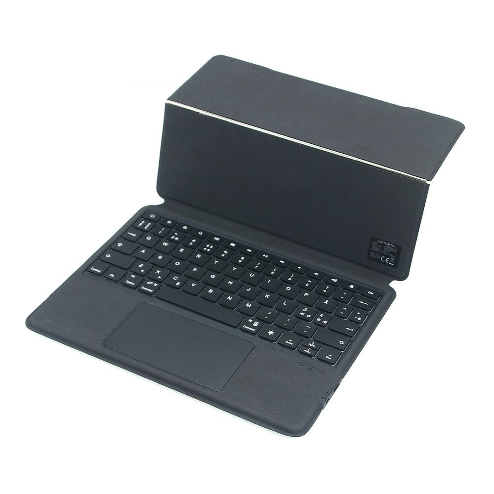 4Smarts Keyboard w. Case for iPad 10.2 - Solid Pro Nordic Layout - Black