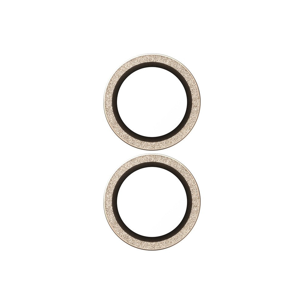 PanzerGlass iPhone 17 / 16 / 16 Plus Hoops Camera Lens Protection with Installation Frame - Glitter Gold