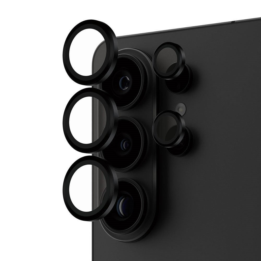 Samsung Galaxy S26 Ultra PanzerGlass Hoops - Camera Protection - Transparent / Black