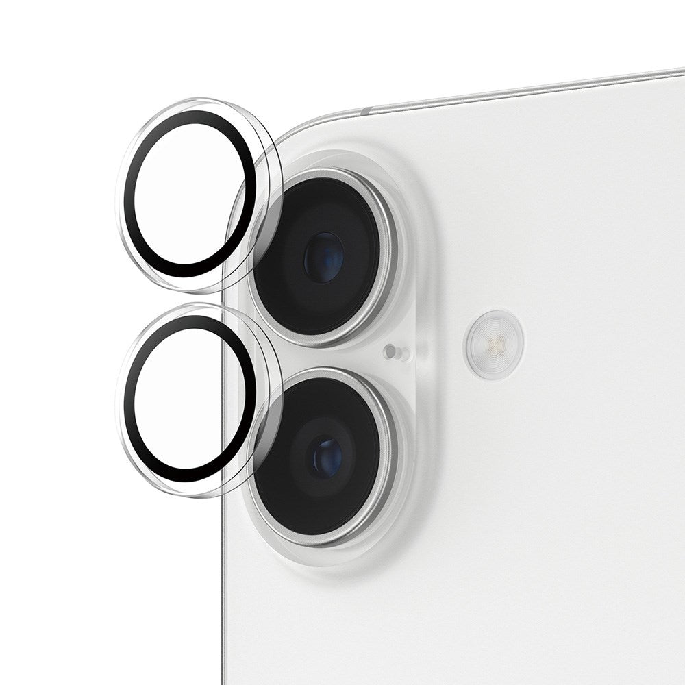 PanzerGlass iPhone 17 / 16 / 16 Plus Hoops Camera Lens Protection with Installation Frame - Transparent