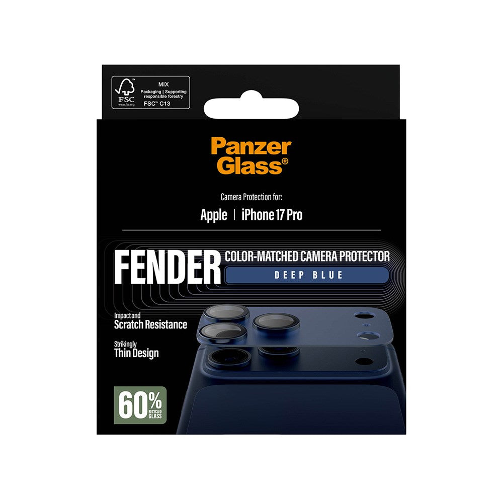 iPhone 17 Pro PanzerGlass FENDER Camera Lens Protection - Deep Blue