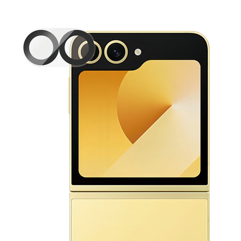PanzerGlass Samsung Galaxy Z Flip7 FE PicturePerfect Camera Lens Protector - Transparent / Black