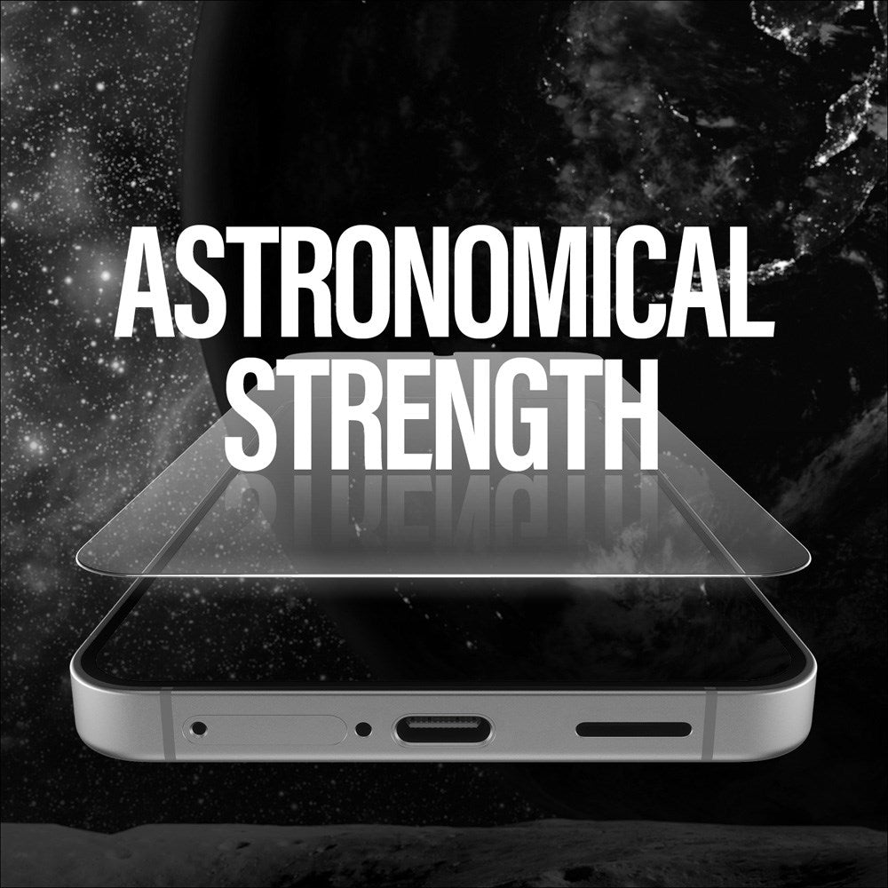 PanzerGlass Samsung Galaxy S25 - Ultra-Wide Fit Ceramic Screen Protector Glass - Transparent