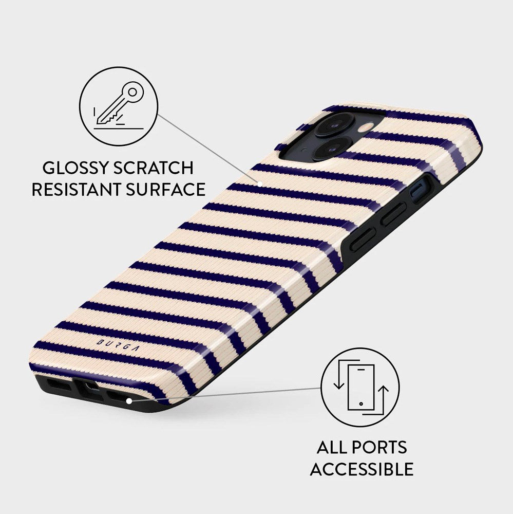 iPhone 14 Burga Tough Fashion Case - MagSafe Compatible - Old Money