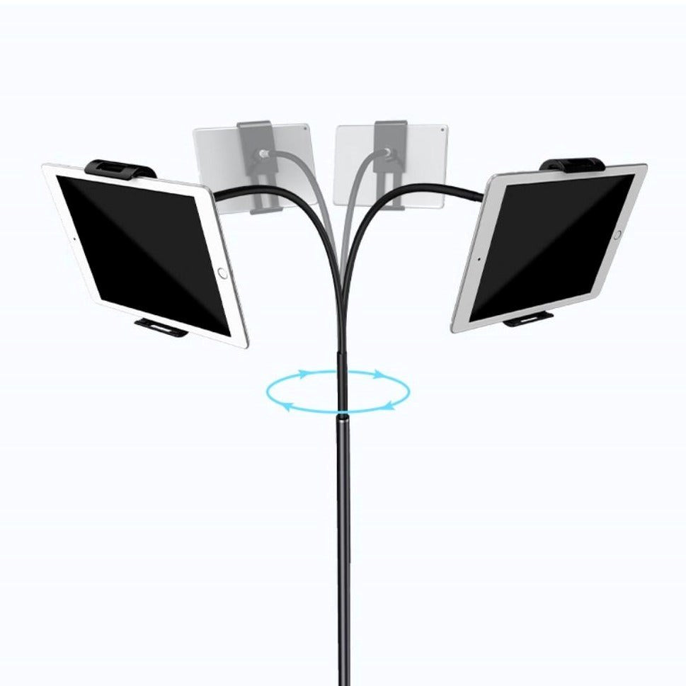 Tablet Floor Stand 360° Flexible - Black
