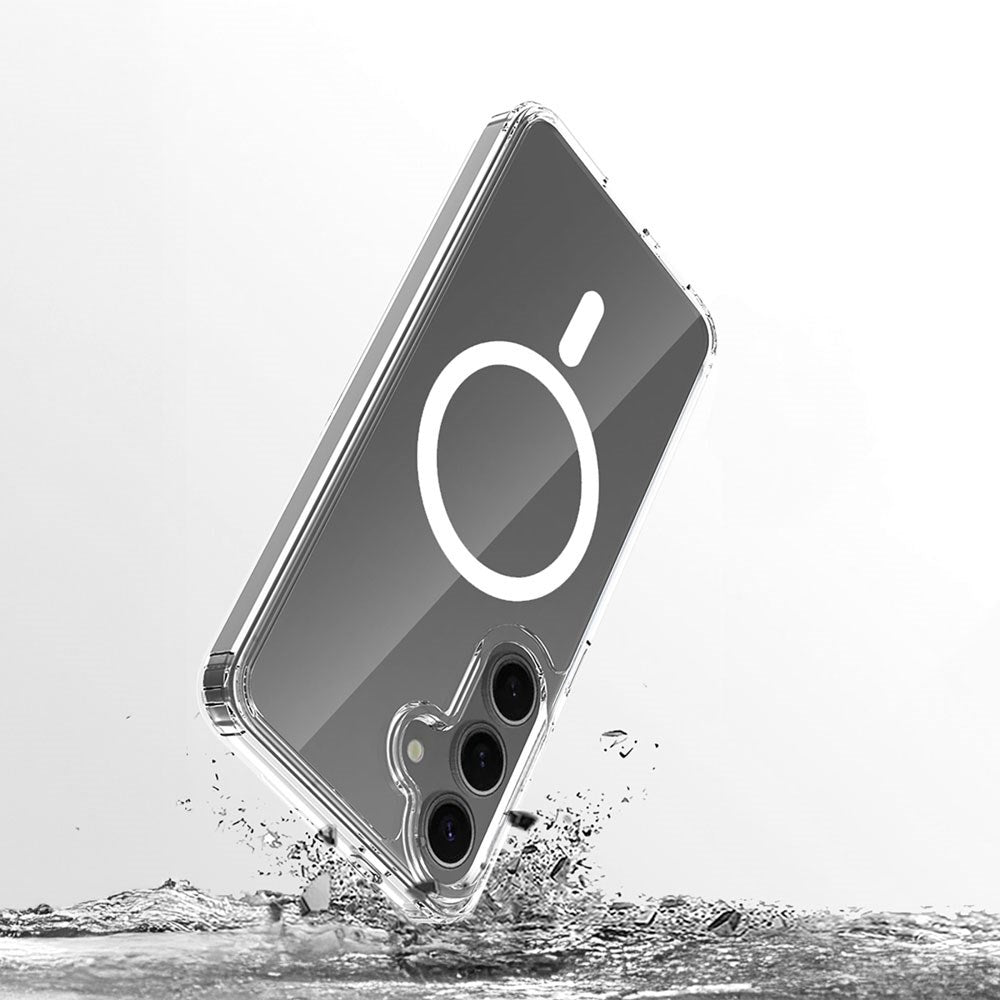 Samsung Galaxy S26 Spello Mag+ Clear Case - MagSafe Compatible - Gennemsigtig
