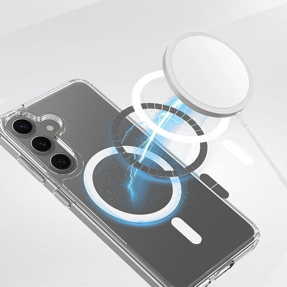 Samsung Galaxy S26+ (Plus) Spello Mag+ Clear Case - MagSafe Compatible - Gennemsigtig