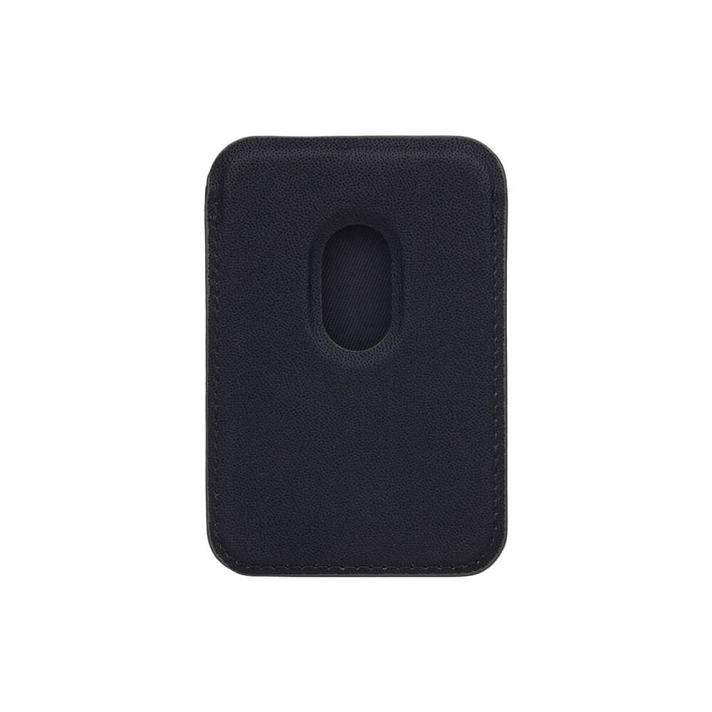 Onsala Card Holder Magnetic Faux Leather - MagSafe Compatible - Black