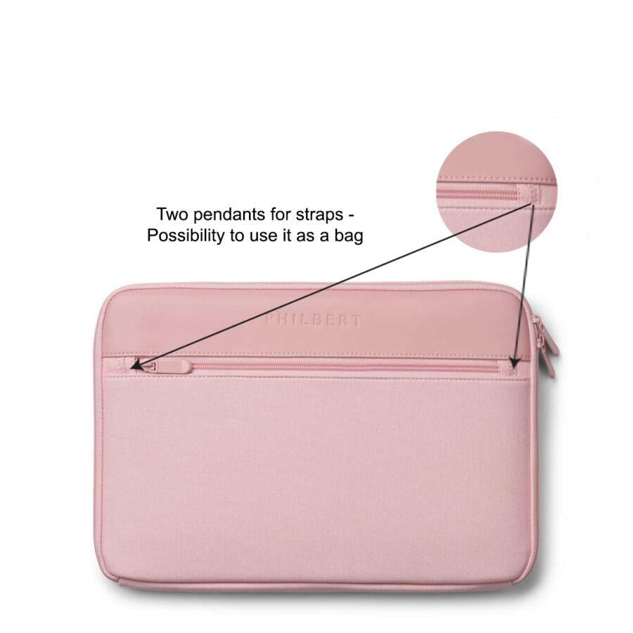 Philbert MacBook 15-16" Sleeve with Built-in Sun / Privacy Shield - Pink