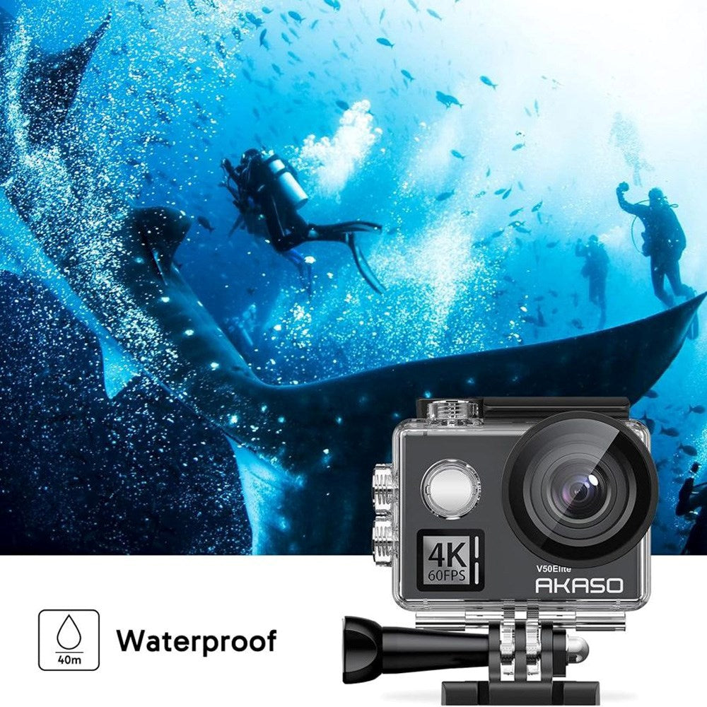 AKASO V50 Elite 4K UHD 60FPS Action Camera - Black
