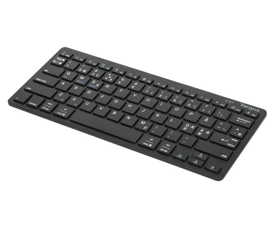 Targus KB55 Multi-Platform Bluetooth Keyboard - Nordic Layout - Black