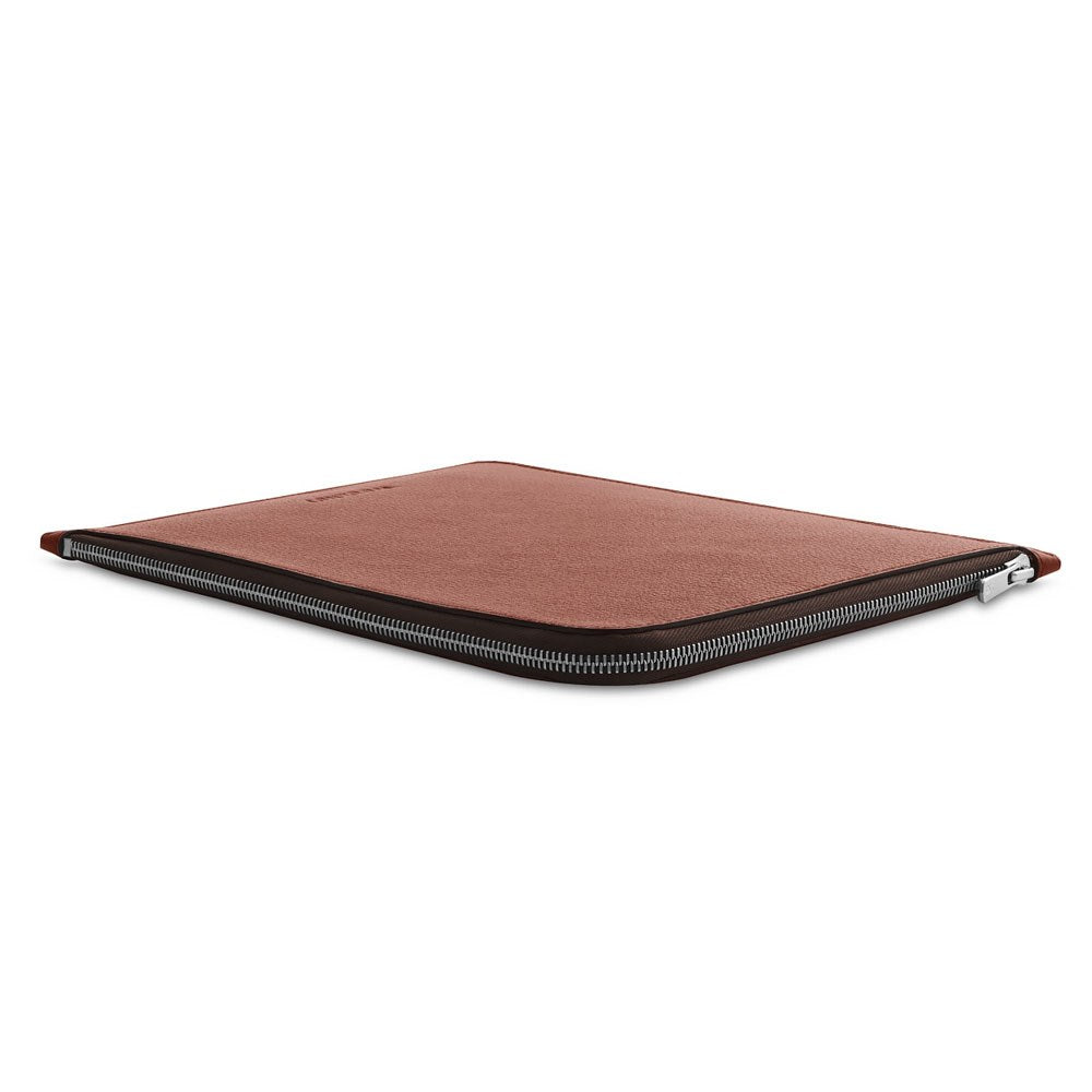 Woolnut iPad / Tablet (23 x 29 cm) Genuine Leather Folio Sleeve - Brown
