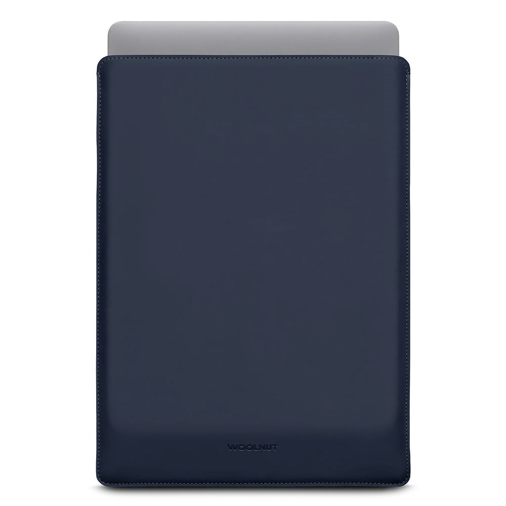 Woolnut Real Leather Sleeve for MacBook / Laptop (370 x 260mm) - Blue