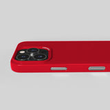 Nudient Thin Case iPhone 16 Pro Case - MagSafe Compatible - Cherry Red Gloss