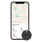 Chipolo ONE Spot - GPS Tracker - Compatible with Apple Find My - 4 Pack - Black