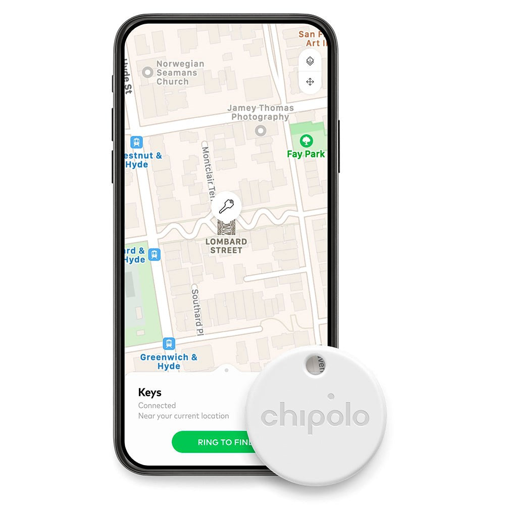 Chipolo ONE - Bluetooth GPS Tracker - White