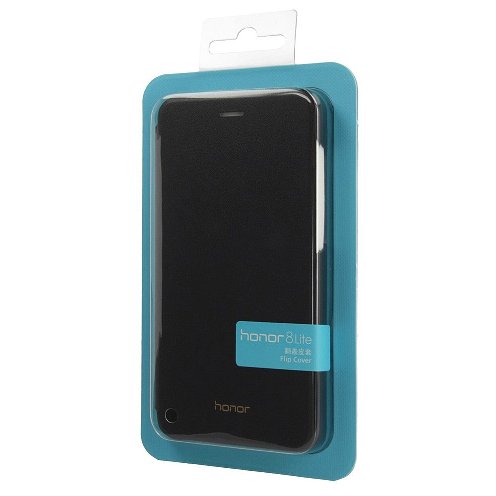 Original Huawei Honor 8 Lite Flip Case Black'