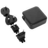 Targus 100W GaN PD Wall Charger with 2 x USB-C, 2 x USB-A and Travel Adapters - Black