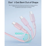 Aukey CB-SCC101 100W USB-C to USB-C Cable - 1m - Pink