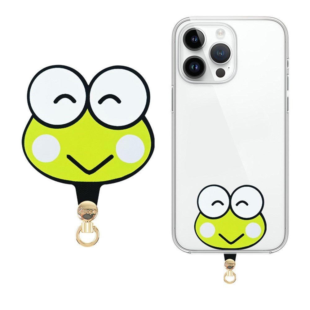 Insert Plate for Mobile Strap - Cartoon Design - Big-eyed Frog